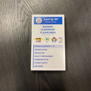 Level Up RN Nursing Leadership Flashcards